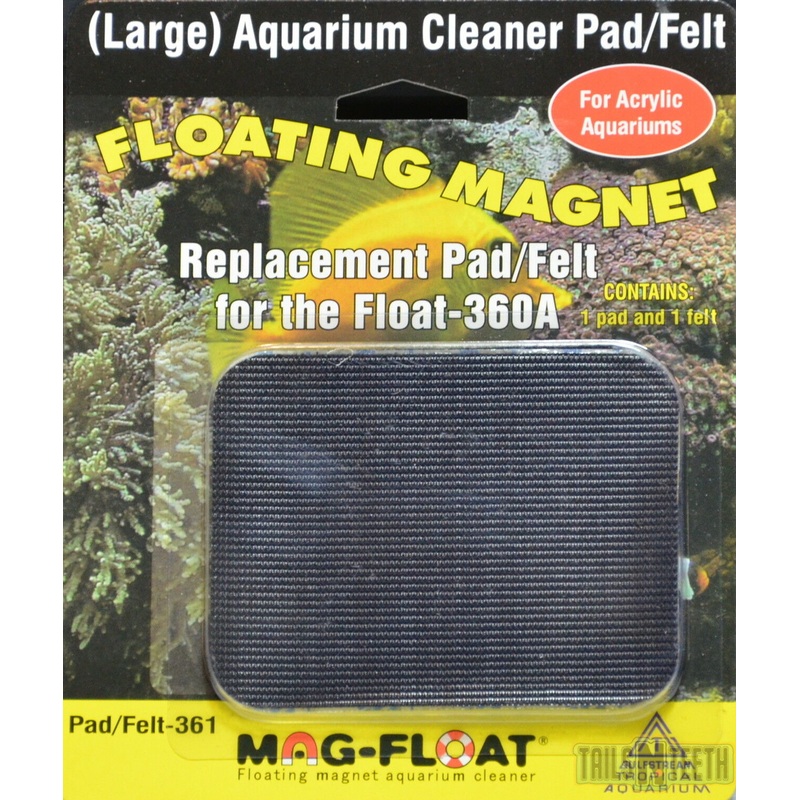 Mag-Float Replacement Pad - For Mag-Float 360A Acrylic Aquarium Cleaner - LARGE