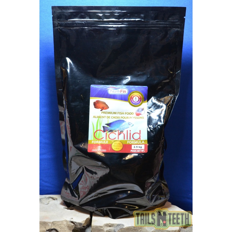 NorthFin Cichlid Formula - 1mm Pellet 2.5kg - Premium Fish Food - Made in Canada