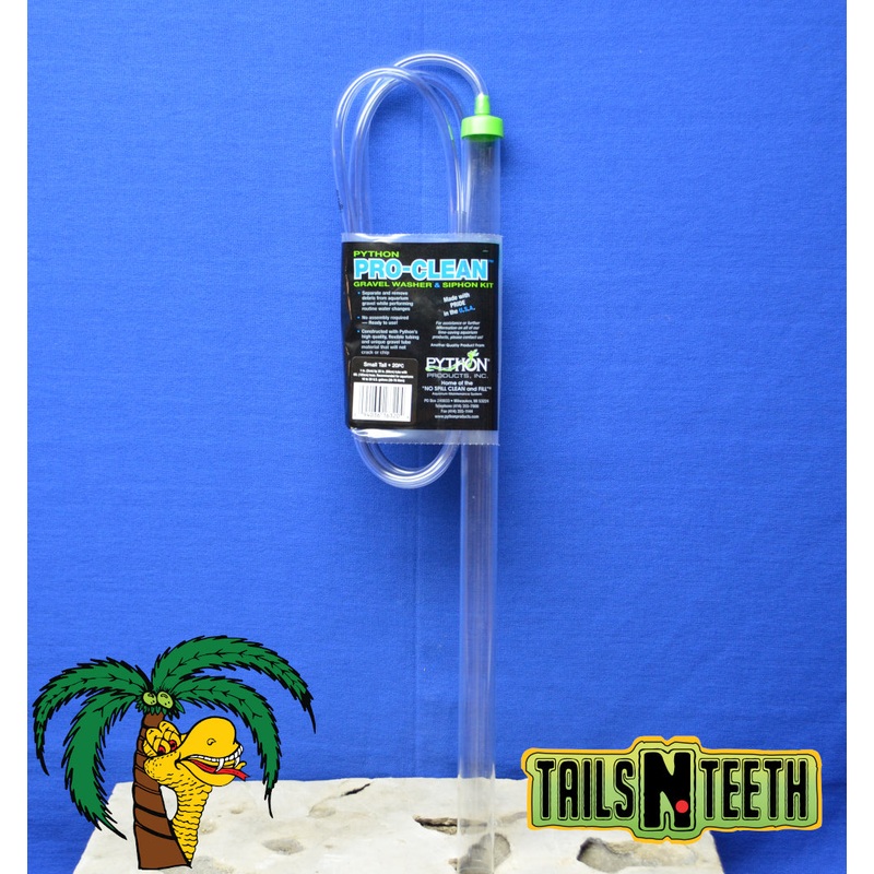 PYTHON Pro-Clean Aquarium Gravel Washer Siphon Kit - SM TALL 1"x20" x 6 FT Hose