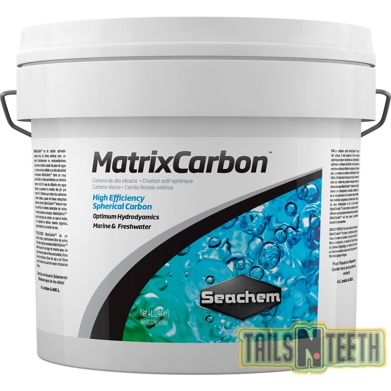 Seachem MatrixCarbon 4kg - High Efficiency Activated Spherical Carbon