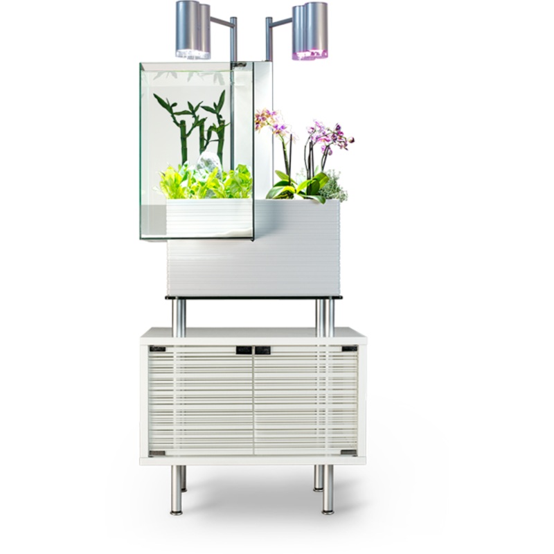 Brio 35 Aquaponics  Aquaponics System, White - 43368