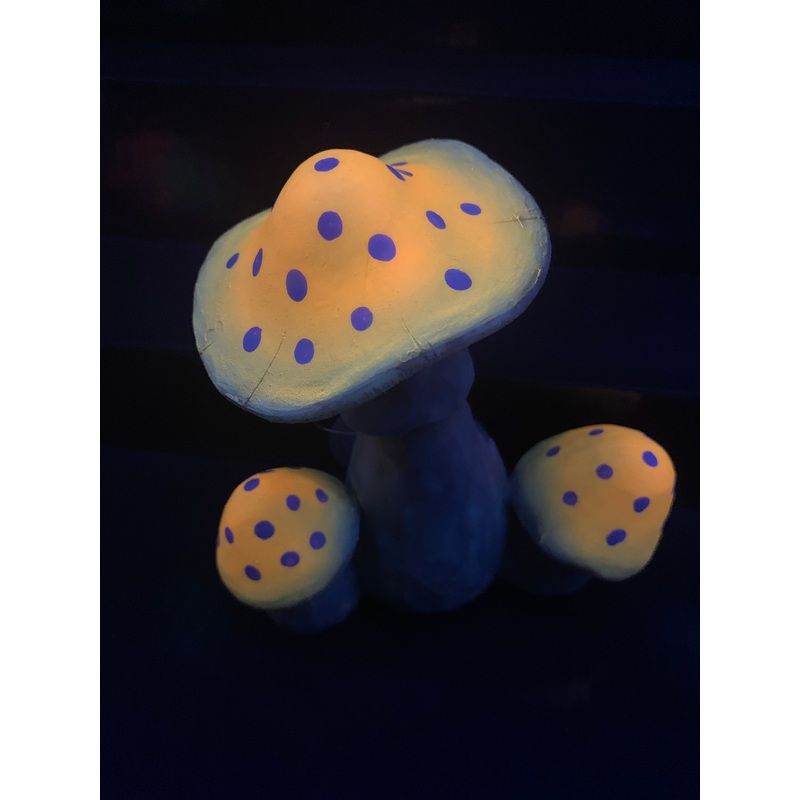 Glow Mushrooms Aquarium Ornament