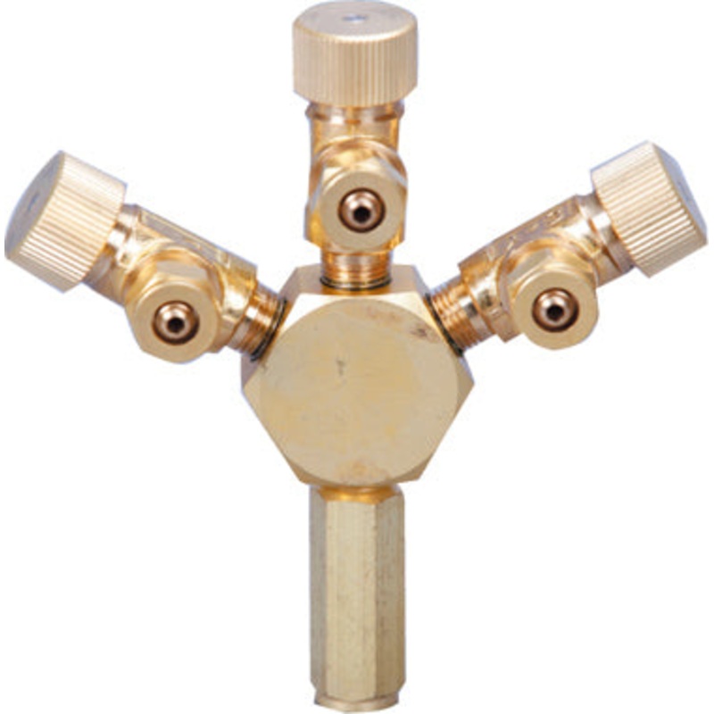 ISTA Metal CO2/Air Flow Regulator - 3 Way