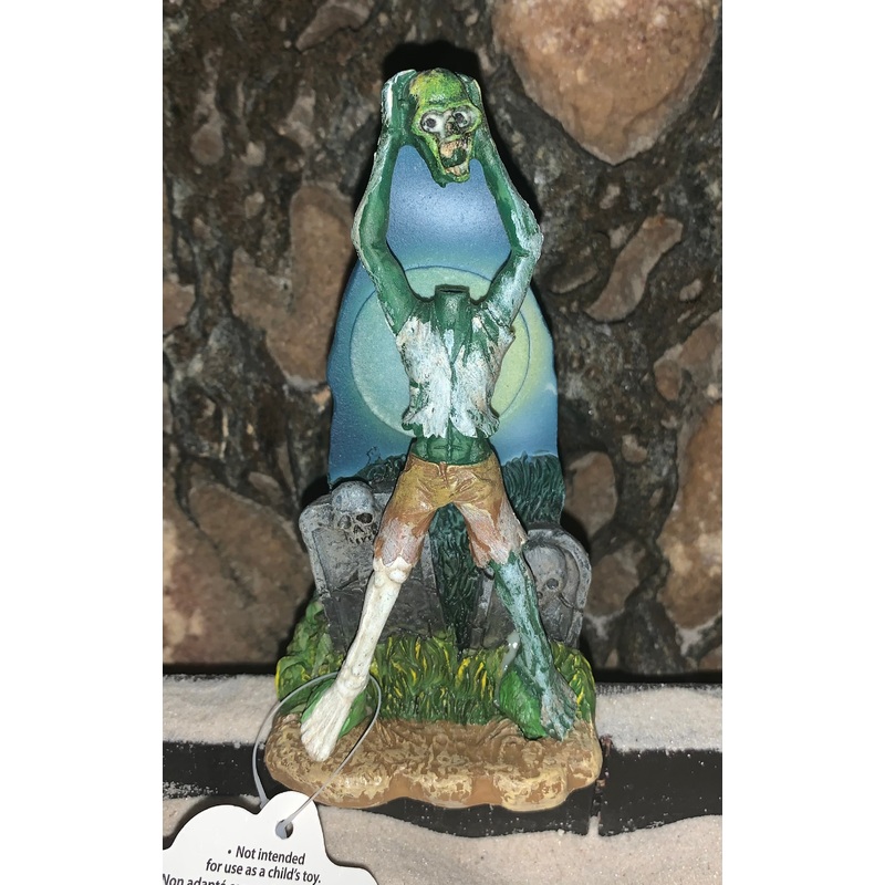 Penn Plax The Swimming Dead Zombie Removing Head ZBR7 (Glows in the Dark)
