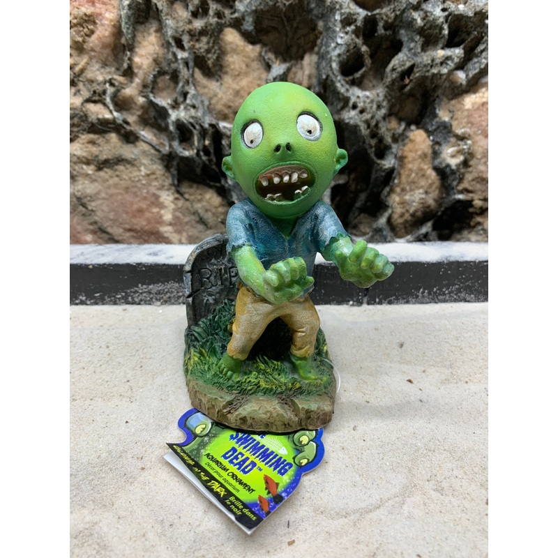 Penn Plax Walking Zombie ZBR5 (Glows in the Dark) "The Swimming Dead"