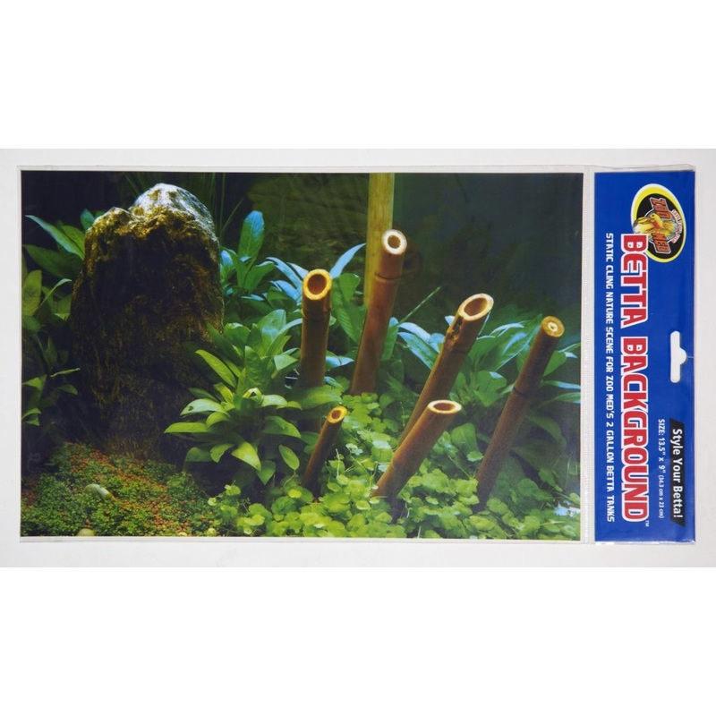 ZOO MED Static Cling Betta Background 13.5" x 9" (34.3cm x 23cm) - BP-12
