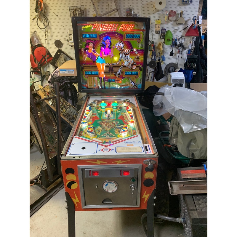 1979 Gottlieb Pinball Pool Works Great DOES NOT SHIP