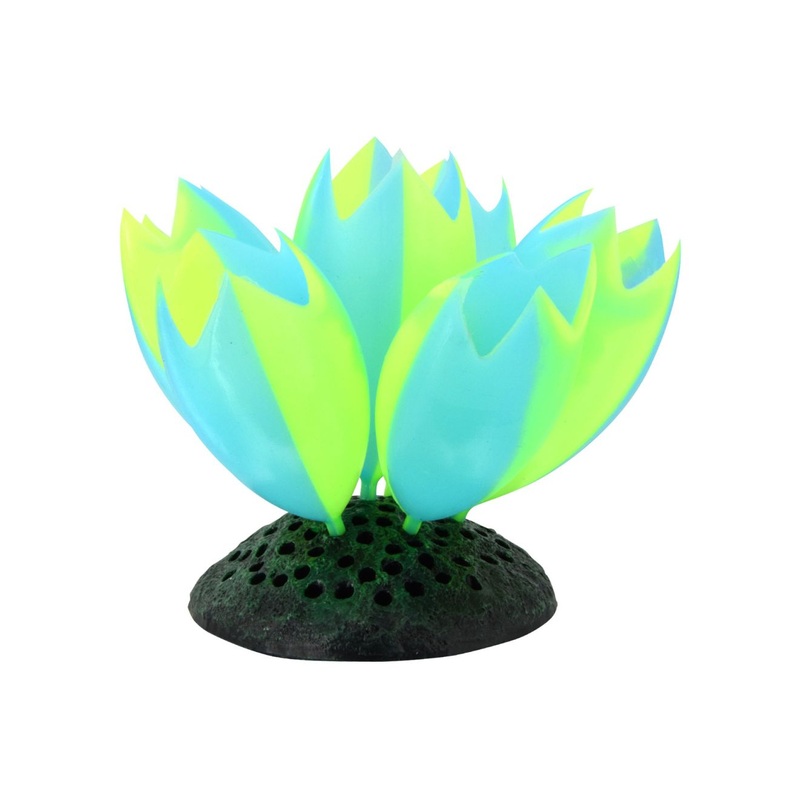 Glow Blue & Green Sea Squirts Aquarium Ornament