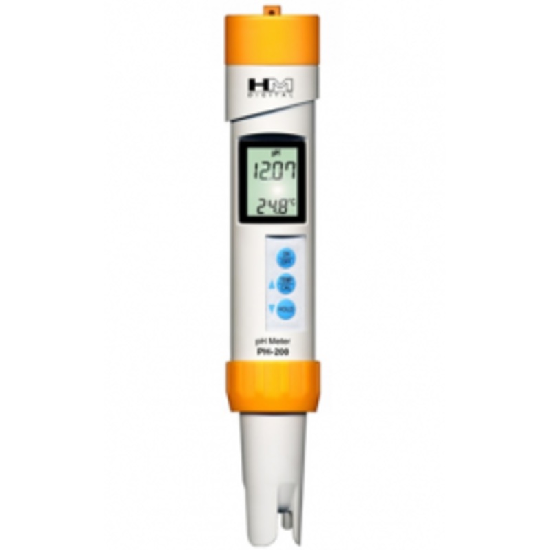 HM Digital PH-200 - Water Resistant pH/Temp Meter Professional Series