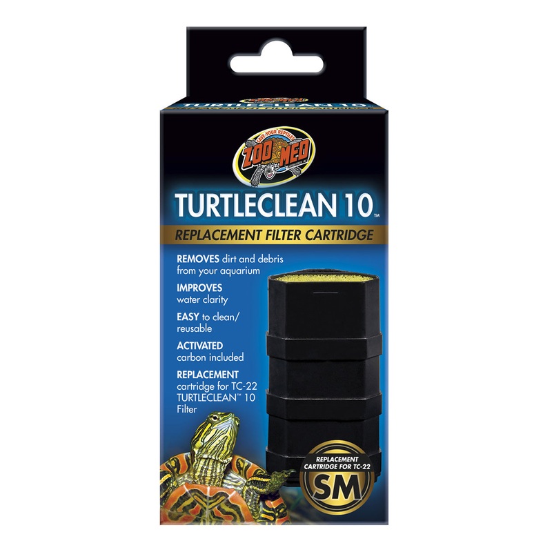 Zoo Med Replacement Cartridge for Turtleclean Deluxe Turtle Filter - 10
