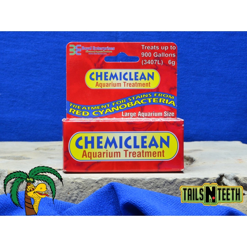 Boyd ChemiClean 6g - Cleans Stains From Red, Black, Blue-Green Cyanobacteria - 900Gal