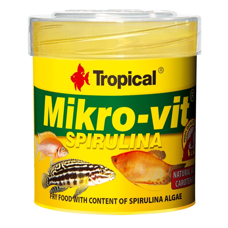 Tropical Mikrovit Spirulina Fry Food - 32g
