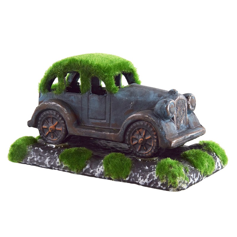 UT Ceramic Car - Mossy Buggy Ornament