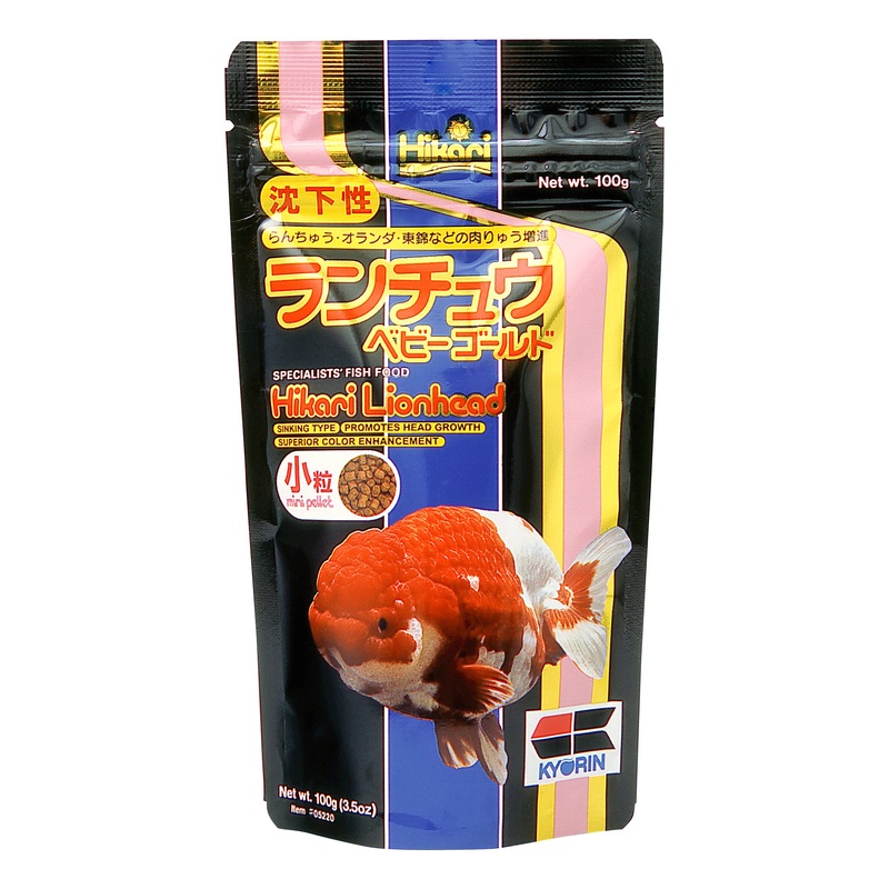 Hikari Lionhead Specialist Fish Food - 100g (3.5oz) - Mini Pellet