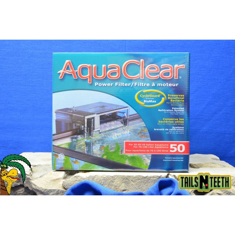 Aquaclear Power Filter for 20-50 US Gallon Aquariums - w CycleGuard BioMax Media