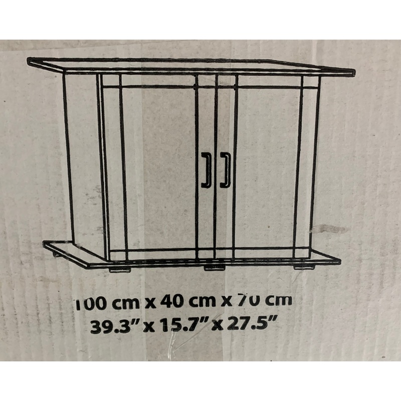 Fluval  Cabinet Stand - Black - 39.3" x 15.7" x 27.5"