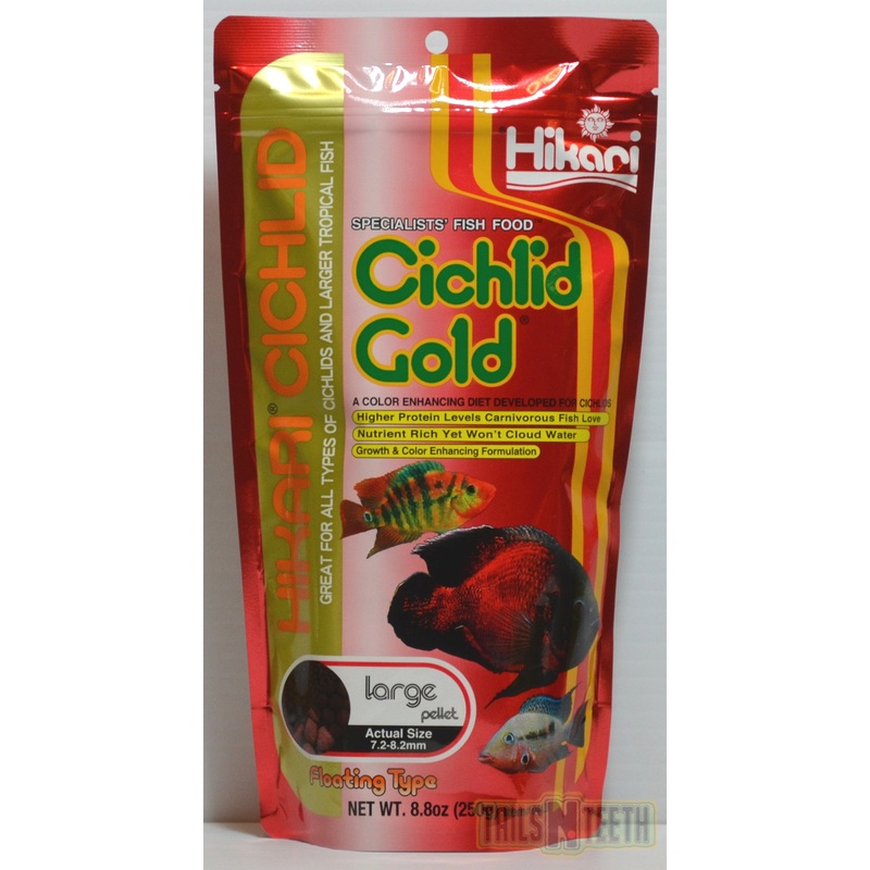 Hikari Cichlid Gold Large Pellet 250g - Colour Enhancing Diet