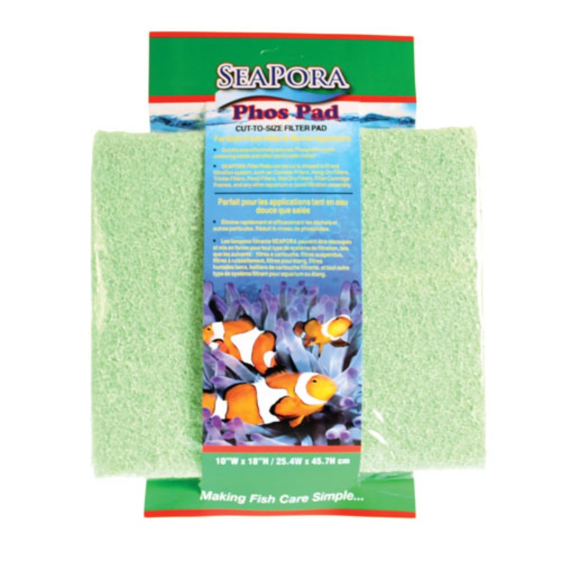 Seapora Phos-Pad - Cut-To-Size Filter Pad - 10" x 18"