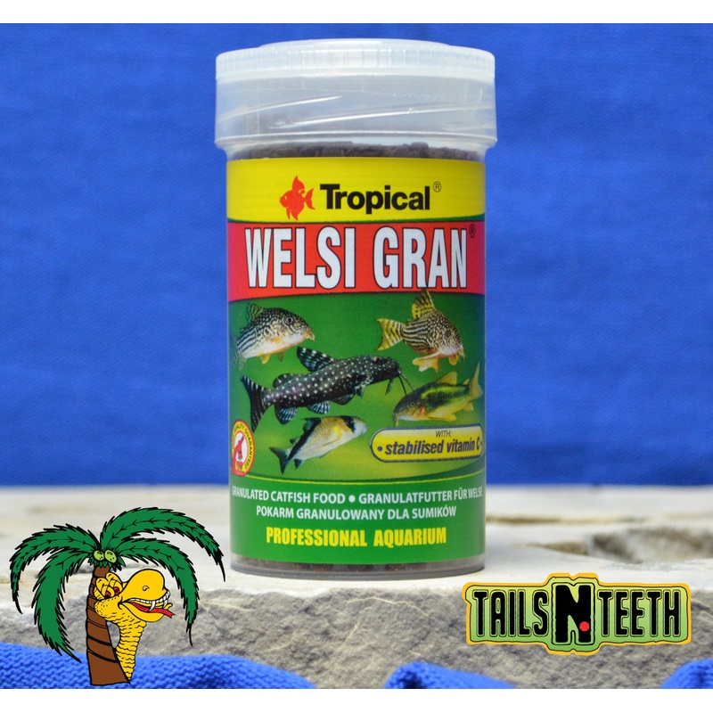 Tropical Welsi Gran Granulated Catfish Food 65g - With Stabilised Vitamin C