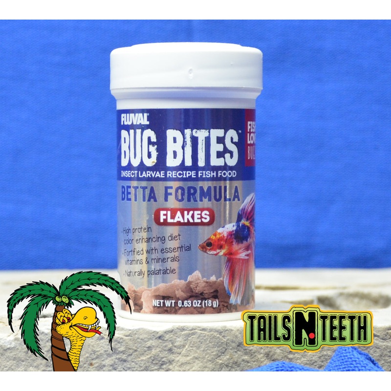 Fluval Bug Bites Betta Formula 18g ~ Insect Larvae High Protein Diet