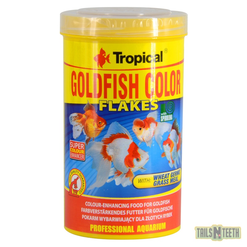 Tropical GoldFish Colour Flakes 100g - Colour Enhancing Food For All Goldfish