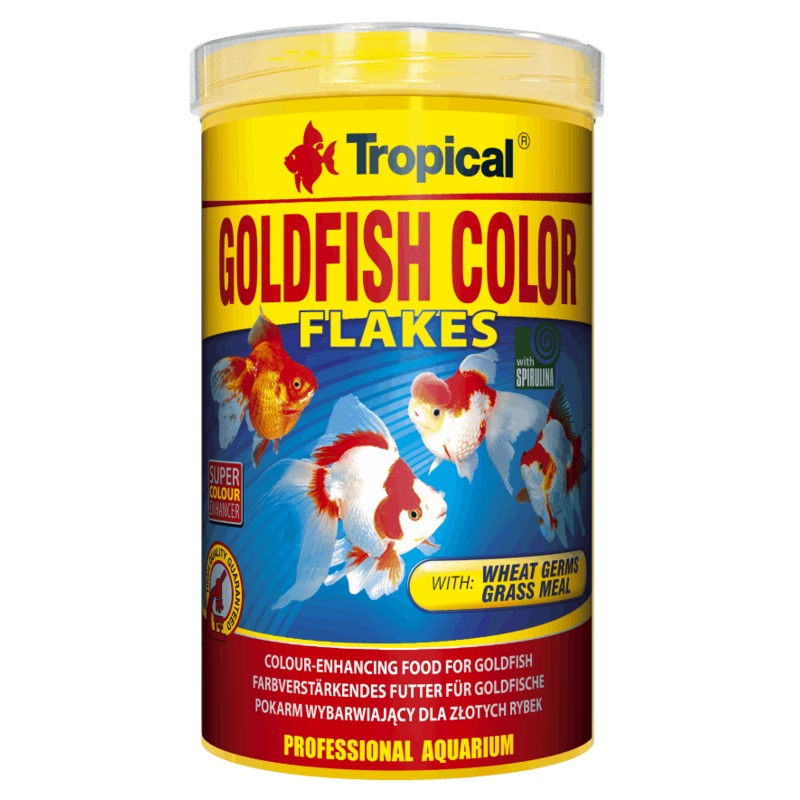Tropical GoldFish Colour Flakes 20g - Colour Enhancing Food For All Goldfish