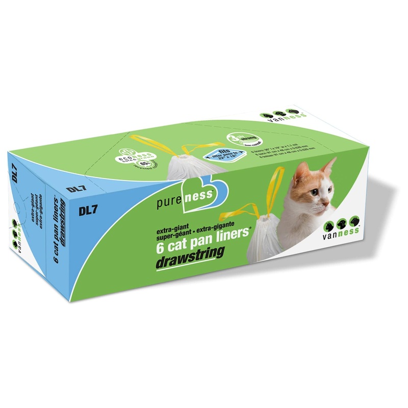 Van Ness Drawstring Cat Pan Liner - Extra Giant - 6 pack