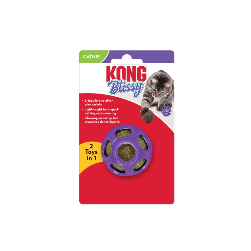 Kong Blissy Moon Ball with Catnip Cat Toy