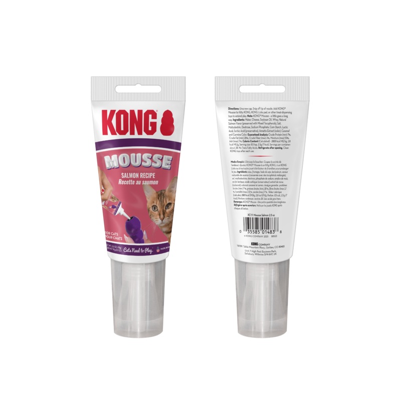 Kong Mousse Salmon Cat Treat 2.5 oz