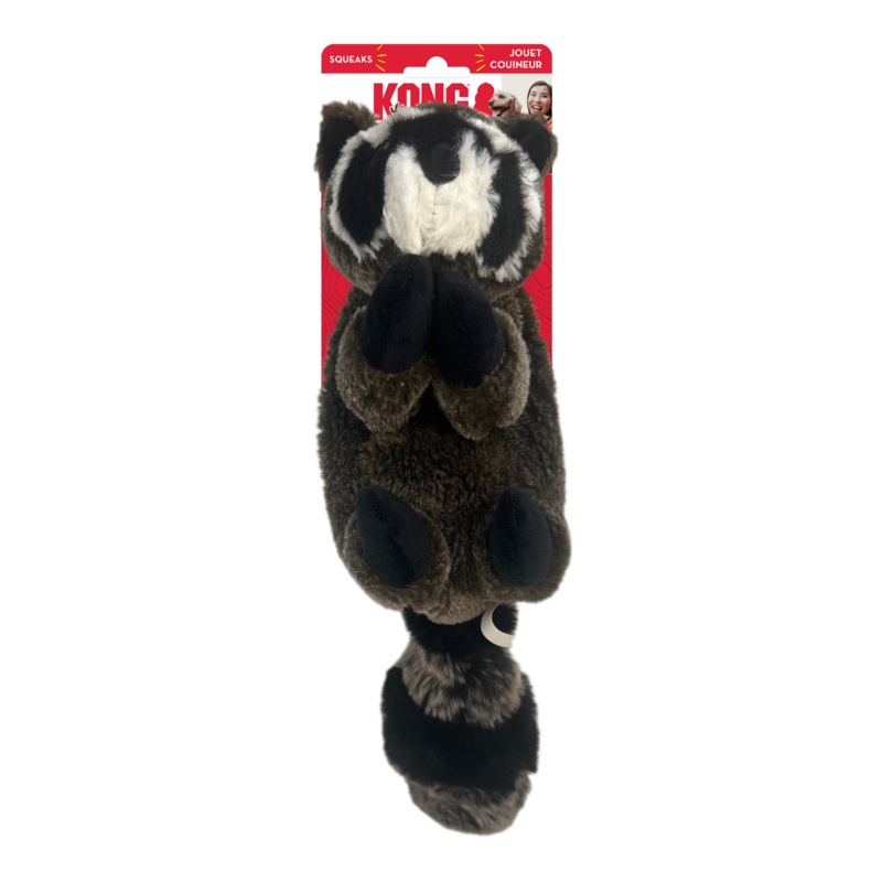 Kong Wild Low Stuff Raccoon Medium