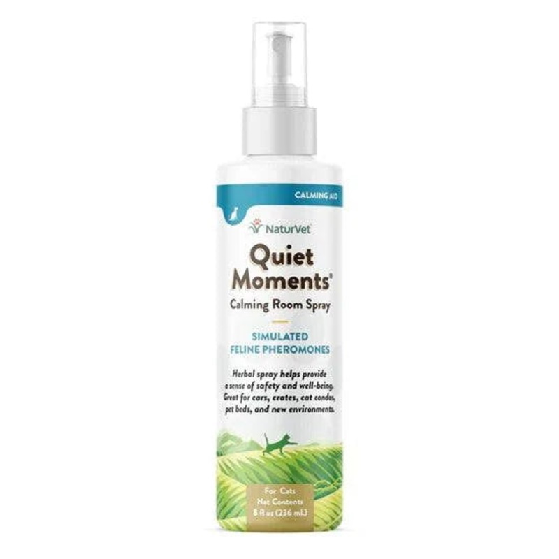 NaturVet Quiet Moments Cat Calming Room Spray - 8oz