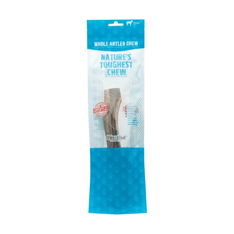 This & That Whole Antler Chew - Jumbo