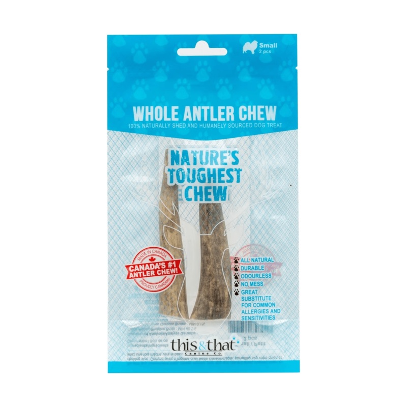 This & That Whole Antler Chew - Small - 2 pack