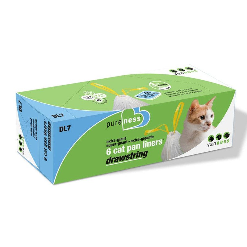 Van Ness Drawstring Cat Pan Liner - Extra Giant - 15 pack