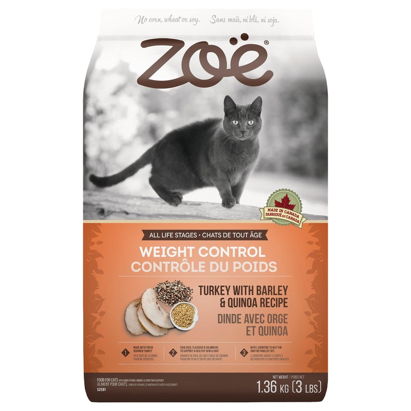 Zo Cat Weight Control  Turkey with Barley & Quinoa - 1.3 kg (3 lbs)