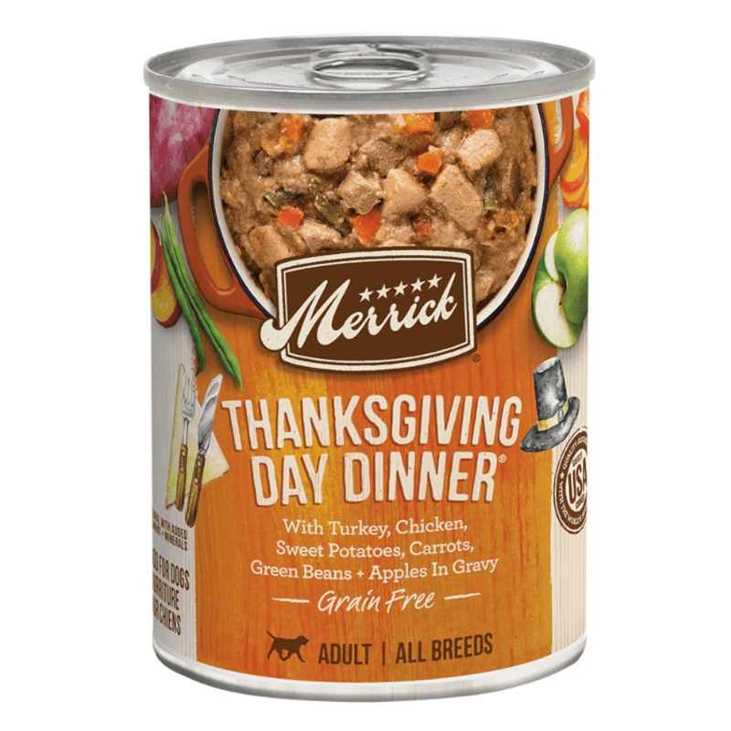 Merrick Grain Free Thanksgiving Day Dinner In Gravy Adult Dog Food - 12.7 oz