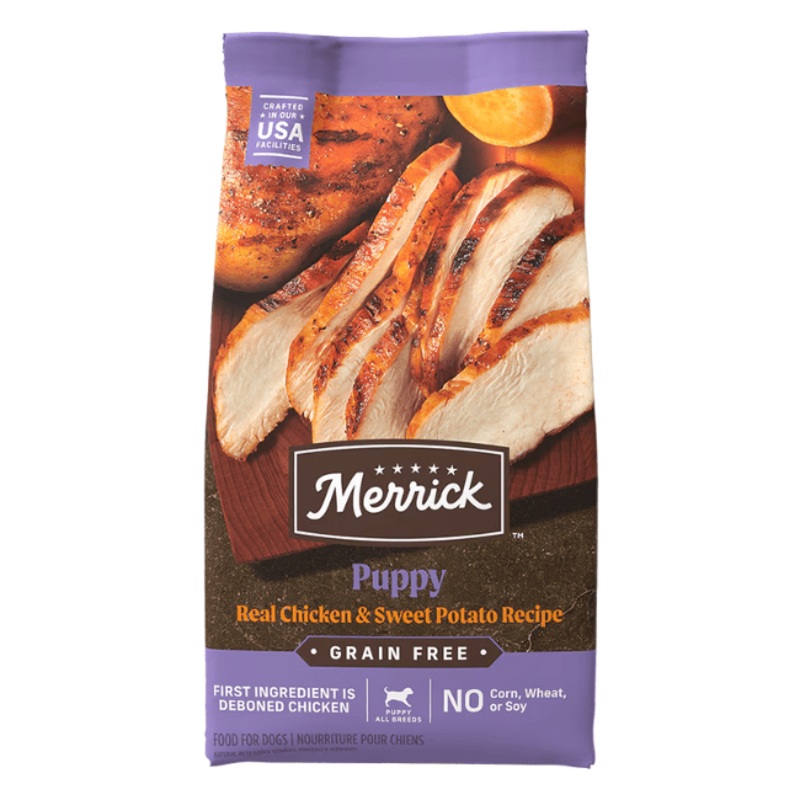 Merrick Real Chicken + Sweet Potato Puppy Recipe Puppy Food