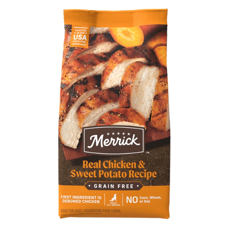 Merrick Real Chicken + Sweet Potato Recipe Adult Dog Food