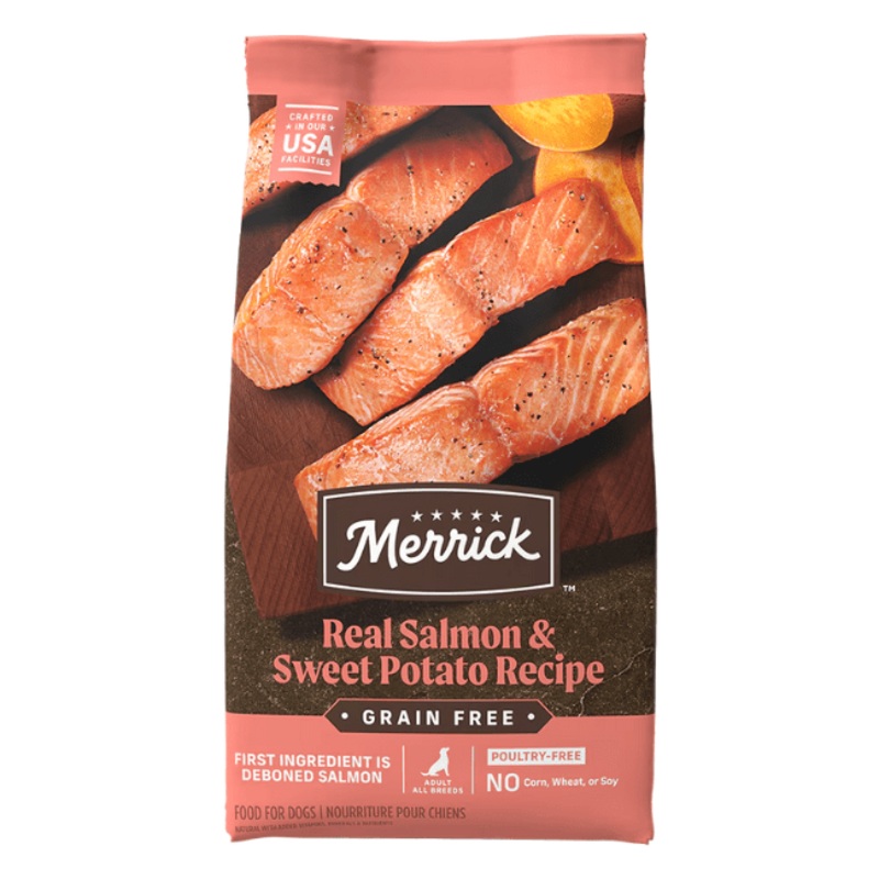 Merrick Real Salmon + Sweet Potato Recipe Adult Dog Food