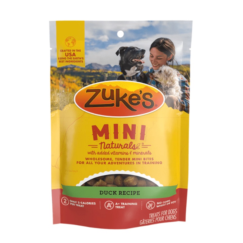 Zukes Mini Naturals Duck Recipe Dog Treats - 6 oz