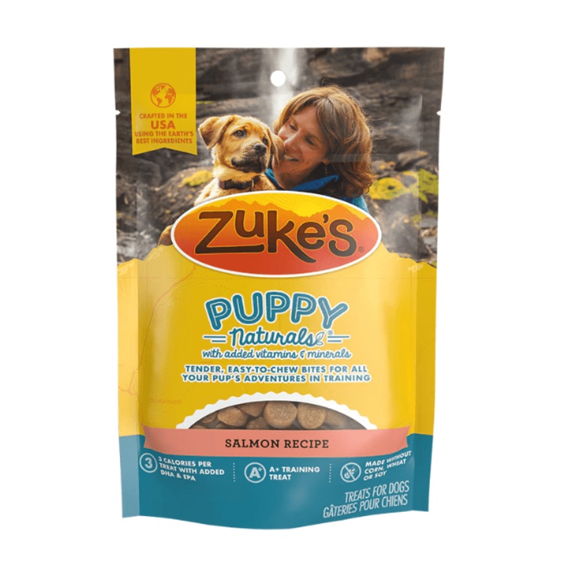 Zukes Puppy Naturals Salmon Recipe Dog Treats - 5 oz