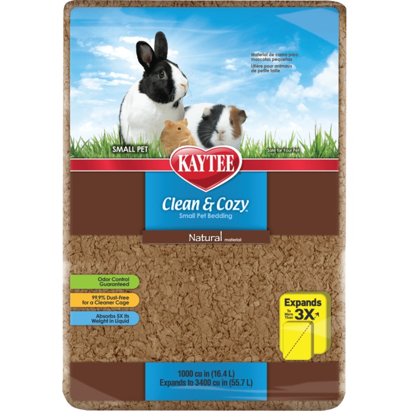 Kaytee Clean & Cozy Natural Bedding - 49.2L