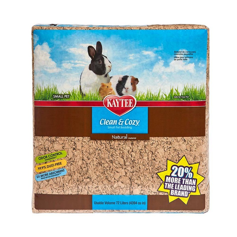 Kaytee Clean & Cozy Natural Bedding - 72L