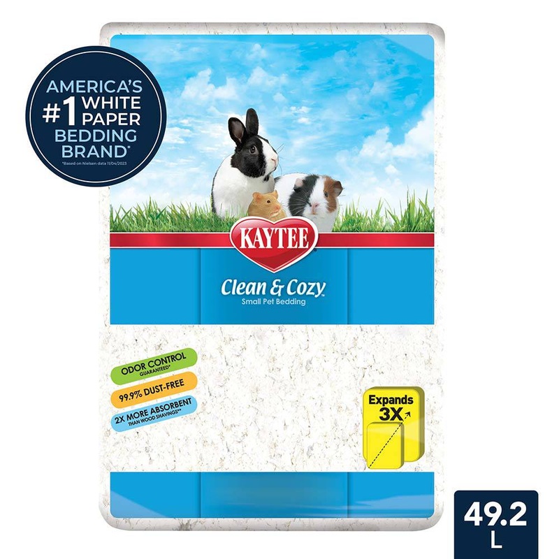 Kaytee Clean & Cozy White Bedding - 85L