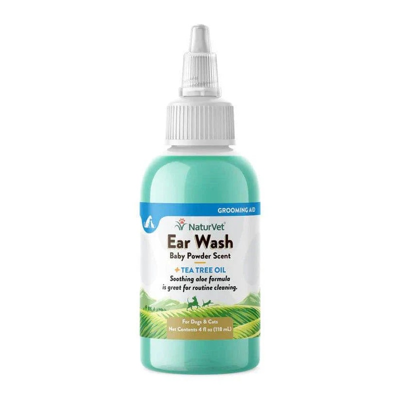 NaturVet Ear Wash Liquid - 4oz