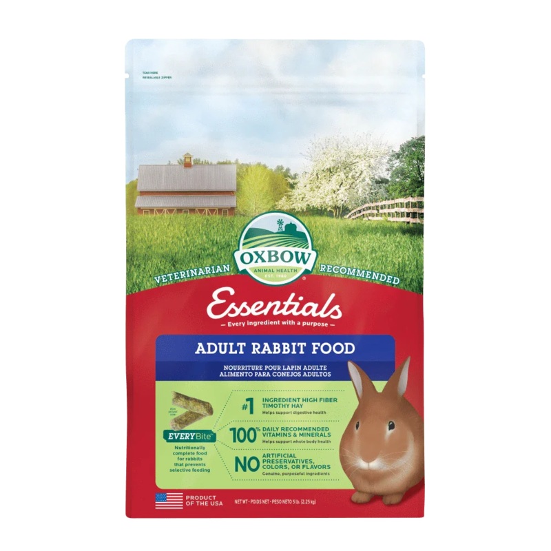 Oxbow Essentials Adult Rabbit Food - 5lb