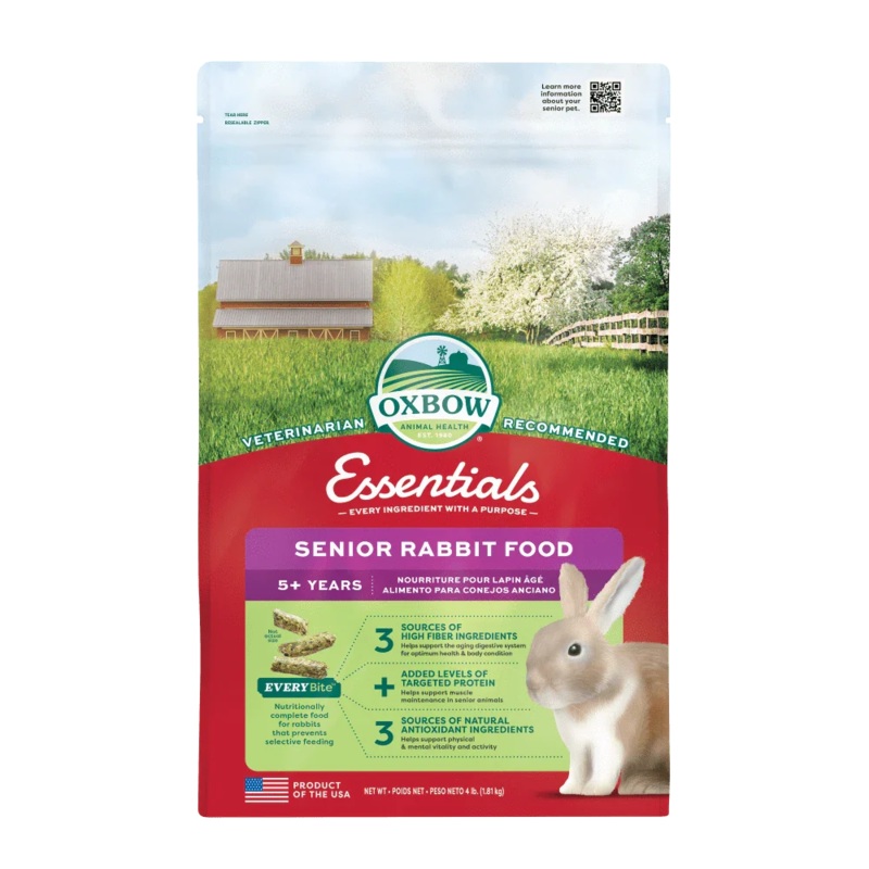Oxbow Essentials Senior Rabbit Food - 4lb