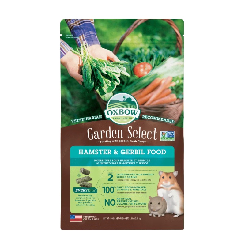 Oxbow Garden Select Hamster & Gerbil Food - 1.5lb