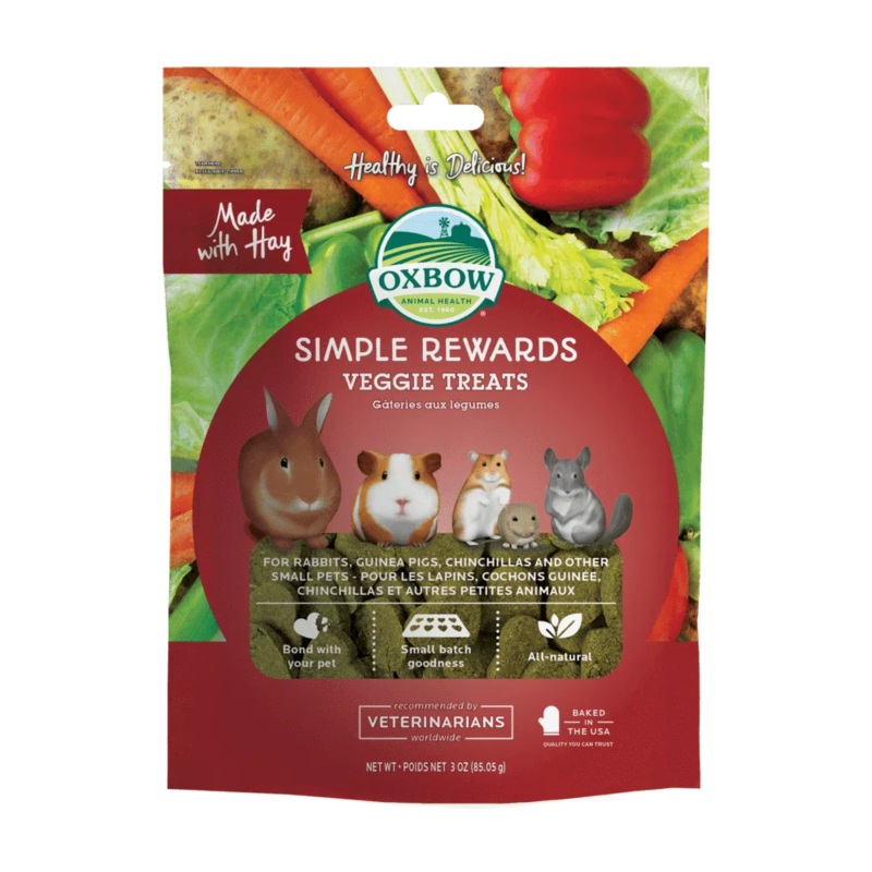 Oxbow Simple Rewards Veggie Treats - 3oz