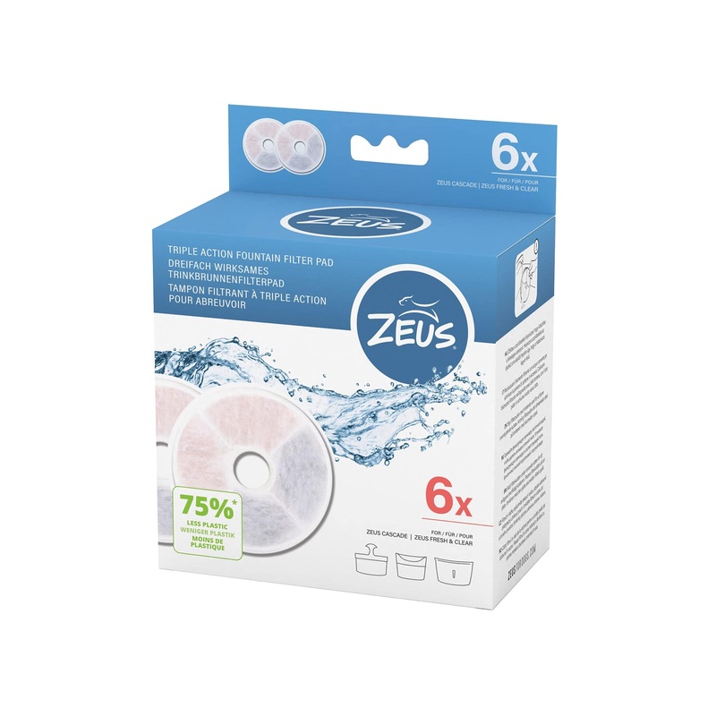 Zeus Triple Action Filters - 6 pack